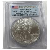 2011 SILVER EAGLE MS70