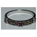 STERLING SILVER DISNEY EVIL QUEEN RING SIZE 7 2.4A