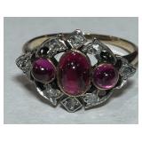 STERLING SILVER RING SIZE 7 3.1 GRS