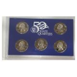 US STATE QUARTERS PROOF SET