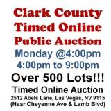 WELCOME TO OUR MON. @4pm ONLINE PUBLIC AUCTION