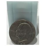 TUBE OF 20 EISENHOWER DOLLAR