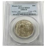 WASH-CARV 50C MS64 1954-D
