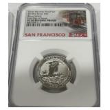 2018 -S SILVER 25C PR70 REVERSE PROOF