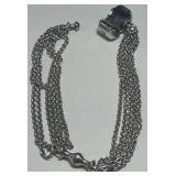 STERLING SILVER PANDORA BRACELET 10.70GRS