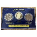 JOHN TYLER PRESIDENTIAL COIN SET