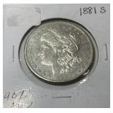 1881-S MORGAN SILVER DOLLAR