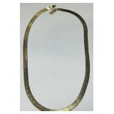 GOLD PLATED STERLING SILVER 16INCH CHAIN 9.00GRS