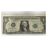 1 DOLLAR OFF CENTER STAR NOTE