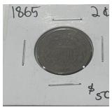 1865 2 CENT