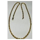 GOLD PLATED STERLING SILVER 20IN. CHAIN 9.00GRS