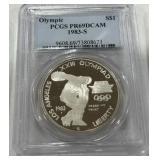 OLYMPIC 1 DOLLAR 1983-S PR69DCAM
