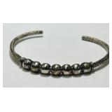 STERLING SILVER SARDA CUFF BRACELET 14.7 GRS
