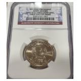 2007-D 1 DOLLAR SECOND PRESIDENT JOHN ADAMS