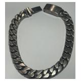 STERLING SILVER 8.50INCH LINK BRACELET 56.10GRS
