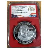 2020 CAMEROON 1000F DONALD TRUMP PF70 ULTRA CAMEO