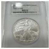 2004 SILVER EAGLE MS70