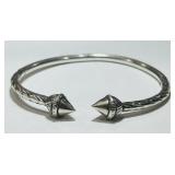 STERLING SILVER CUFF BRACELET 36.00GRS