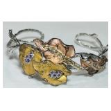 STERLING SILVERCUFF BRACELET 29.70GRS