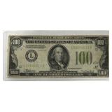 1934   100  DOLLAR