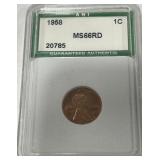 1958 1C MS66RD