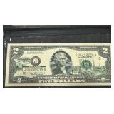 COLLECTIBLE 2 DOLLAR NOTE