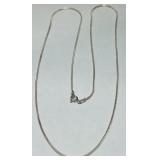 STERLING SILVERSNAKE CHAIN 20INCH 4.60GRS