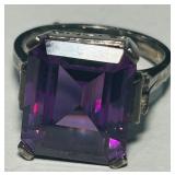 STERLING SILVER RING SIZE7.5  6.50GRS