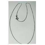 STERLING SILVER 18INCH BOX CHAIN 2.00GRS