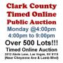 Mon.@4pm - Clark County Timed Online Public Auction 8/3