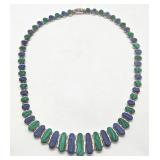 N1 - SILVER & STONES NECKLACE (J75)
