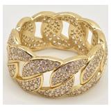 N1 - STERLING SILVER RING SIZE 11 (J64)