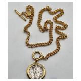 N1 - COSTUME JEWELRY NECKLACE (ITALY) (J93)