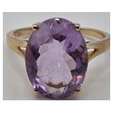 N1 - STERLING SILVER & STONE RING SIZE 9 (J39)