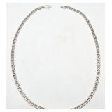 N1 - STERLING SILVER CHAIN NECKLACE (J89)