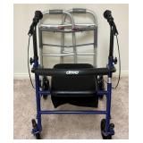 N4 - WALKER, DRIVE DELUX WALKER WITH SEAT (D33)