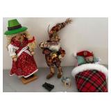 393 - MARK ROBERTS FALL ELF, FOLK ART DOLL