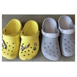 N4 - TWO PAIR CROCS SHOES (G9)