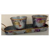 393 - MacKENZIE-CHILDS PLANTER SET (R72)