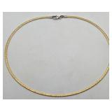 14K GOLD 9.3 GRAMS 16" NECKLACE