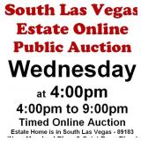 WELCOME TO OUR WED. @4pm ONLINE PUBLIC AUCTION