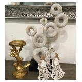 N4 - CANDLE HOLDER, WALL DECOR, ANGELS (AD40)