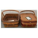 393 - TWO LONGABERGER BASKETS (R91)