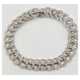 14K WHITE GOLD BRACELET 23.9 GRAMS