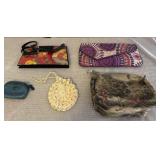 J1 - LOT OF 5 PURSES/CLUTCHES (G33)