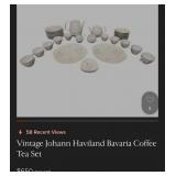 J1 - 58 PIECES BAVARIAN DISHWARE (K14)