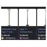 J1 - TORCH-STYLE FLOOR LAMP (L16)