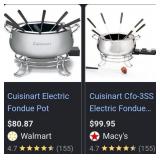 J1 - CUISINART ELECTRIC FONDUE SET (G14)