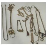 LOT OF GOLDTONE NECKLACES