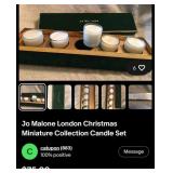 J1 - JO MALONE LONDON CANDLE SET (K11)